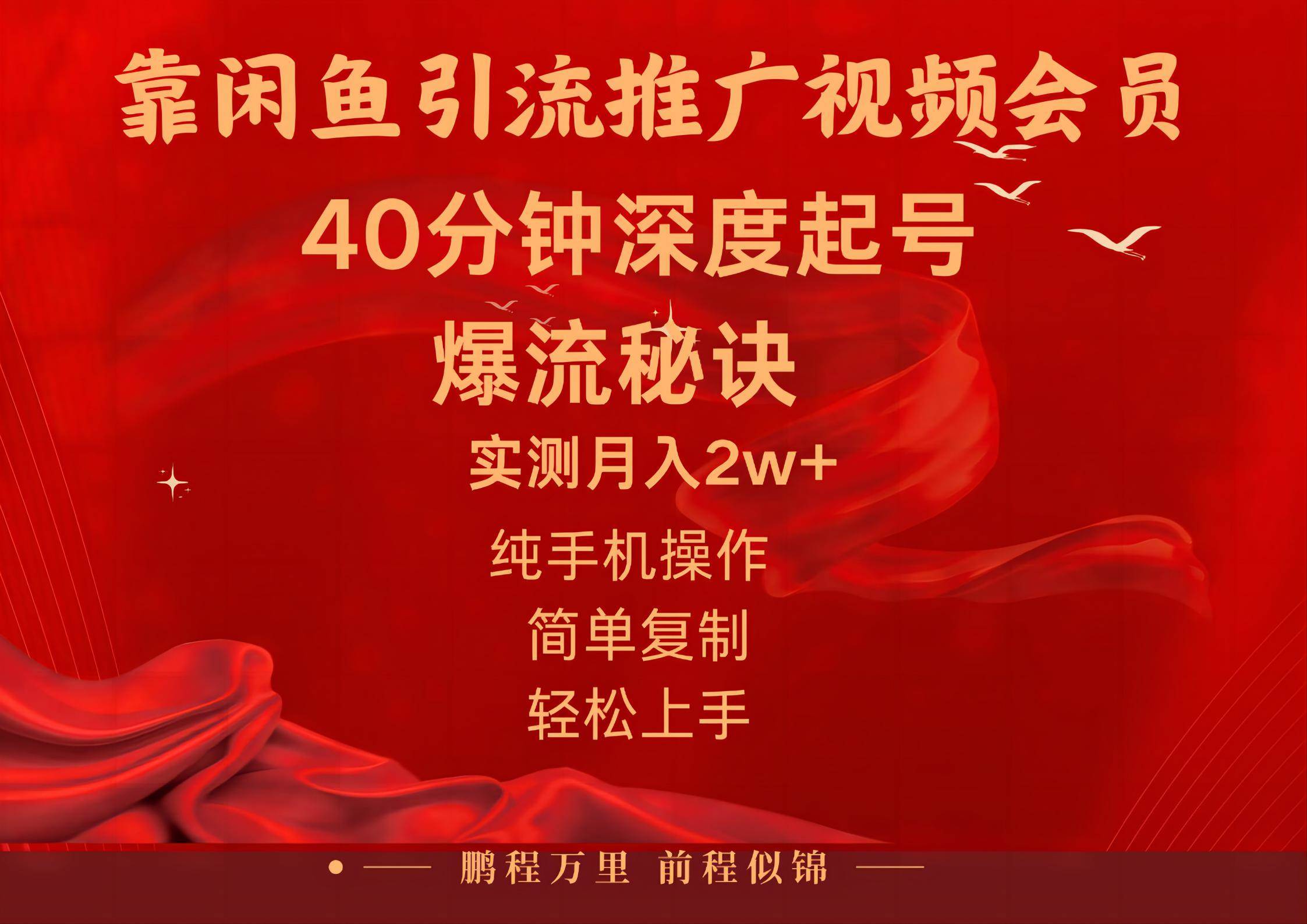 闲鱼暴力引流推广视频会员，能做到日入2W+，操作简单-时创创业网