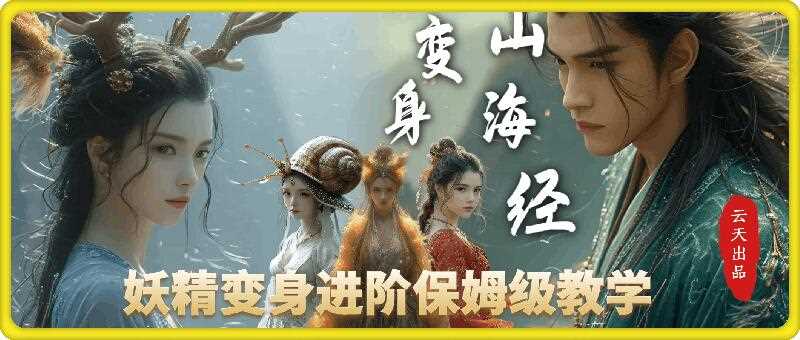 云天AI山海经变身视频教程，妖精变身进阶保姆级教学-时创创业网